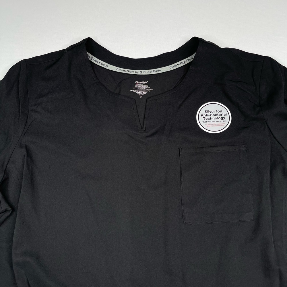Cuddl Duds Scrub Top Climate Right
Medical Hospital Nurse Esthetician 3X New - Picture 5 of 14